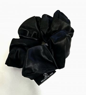 Hiuslenkki Silkki - Musta