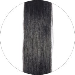 #1 Musta, 50 cm, Nano Hair-Pidennykset