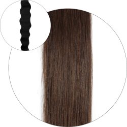 #4 Suklaaruskea, 50 cm, Natural wave Ponytail