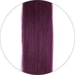 #530 Viininpunainen, 40cm, 50g , Teippipidennys, Double drawn