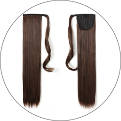 #18 Keskivaalea, 50 cm, Natural wave Ponytail