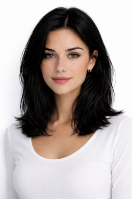 #1 Musta, 40cm, 50g, Nano Hair-Pidennykset