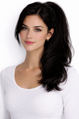 #1 Musta, 60cm, 100g, Ponytail